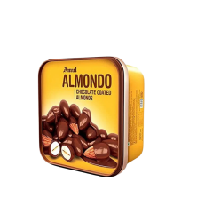 amul almondo tub chocolate coated almonds 200g