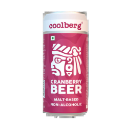 COOLBERG CRANBERRY BEER NON- ALCOHOLIC CAN 300ML