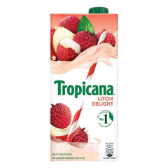 TROPICANA LITCHI DELIGHT JUICE TETRA PACK 1LITER 