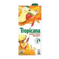 TROPICANA MIXED FRUIT DELIGHT JUICE TETRA PACK 1LITER 