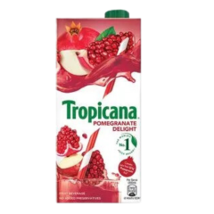 TROPICANA POMEGRANATE DELIGHT JUICE TETRA PACK 1 LTR