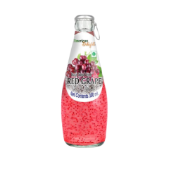 AMERICAN DELIGHT RED GRAPE  BASIL SEED DRINK 300ML