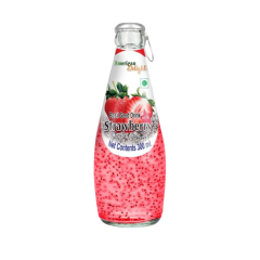 AMERICAN DELIGHT STRAWBERRY  BASIL SEED DRINK 300ML